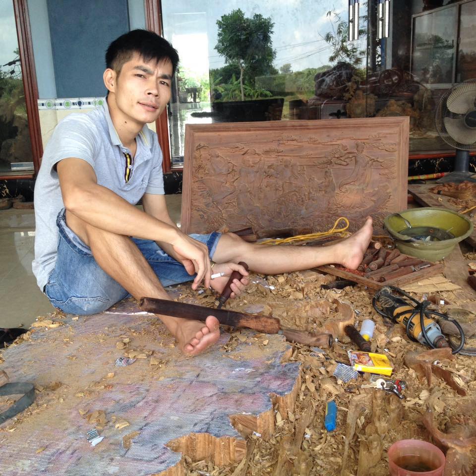 Nghệ nhân Đào Văn Thi - gửi hồn vào những tác phẩm điêu khắc gỗ mỹ nghệ